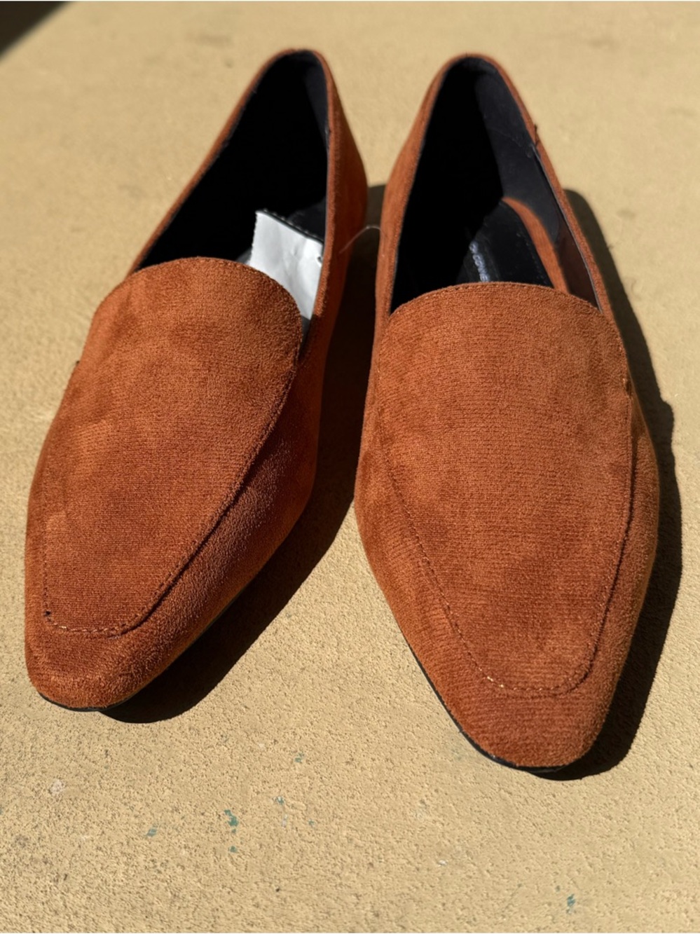 French Connection Women's Suede Loafers in Rust • Zapatos mocasines de mujer - Picture 15 of 15